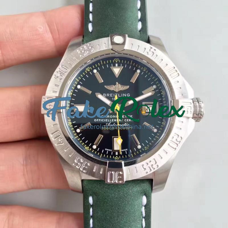 Replica Breitling Avenger II Seawolf A1733110/BC30/435X/A20BASA.1 N Stainless Steel Black Dial Swiss 2836-2