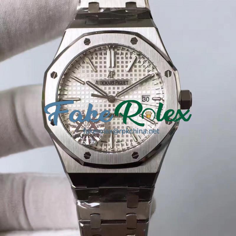 Replica Audemars Piguet Royal Oak 15400 ZX Stainless Steel Silver Dial Swiss 3120