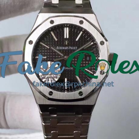 Replica Audemars Piguet Royal Oak 15400 ZX Stainless Steel Black Dial Swiss 3120