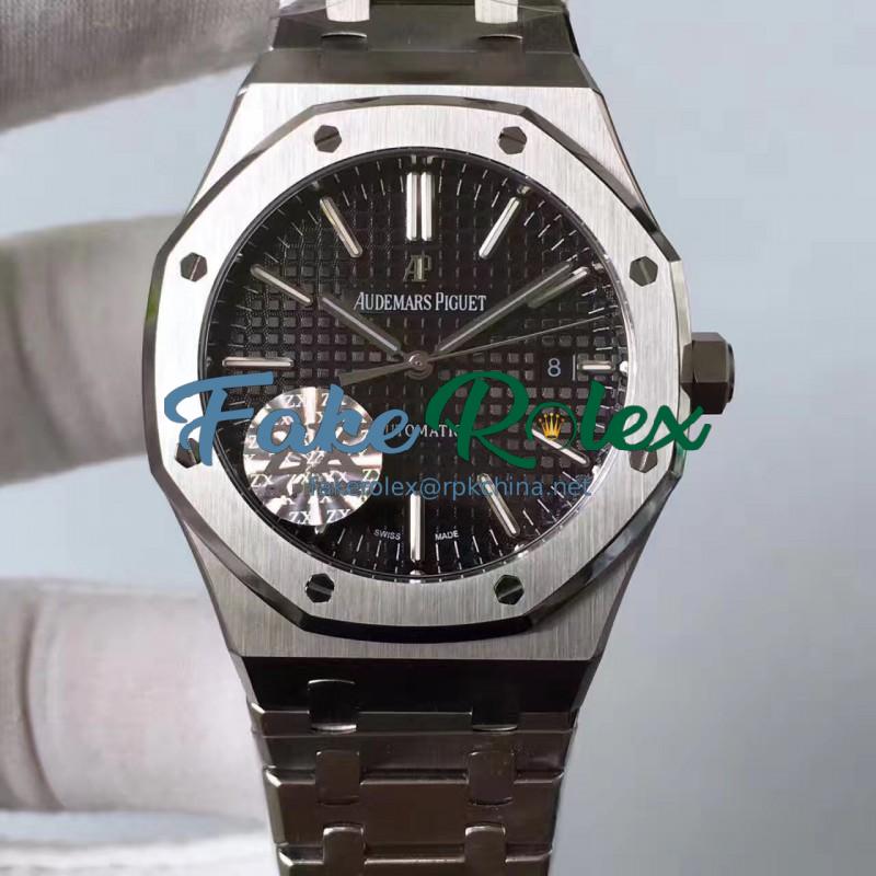 Replica Audemars Piguet Royal Oak 15400 ZX Stainless Steel Black Dial Swiss 3120