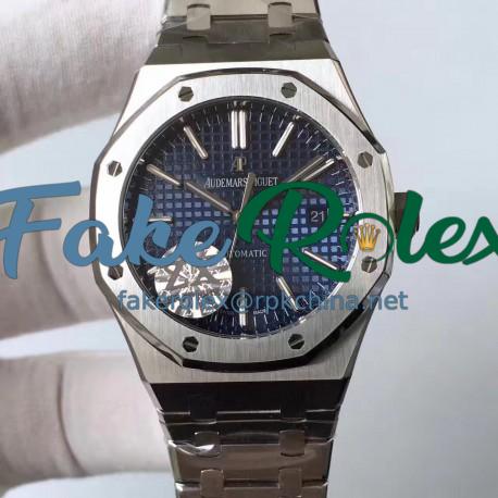 Replica Audemars Piguet Royal Oak 15400 ZX Stainless Steel Blue Dial Swiss 3120