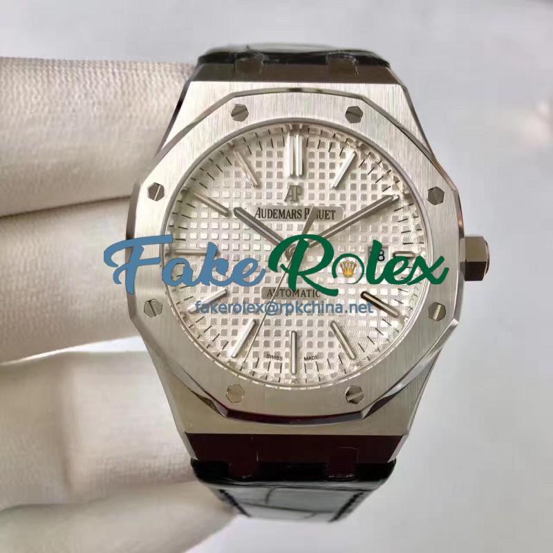 Replica Audemars Piguet Royal Oak 15400 JF Stainless Steel Silver Dial Swiss 3120