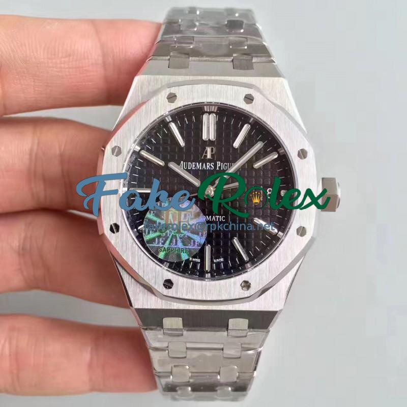 Replica Audemars Piguet Royal Oak 15450 JF Stainless Steel Black Dial Swiss 3120