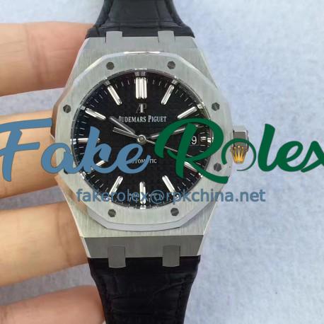 Replica Audemars Piguet Royal Oak 15450 JF Stainless Steel Black Dial Swiss 3120