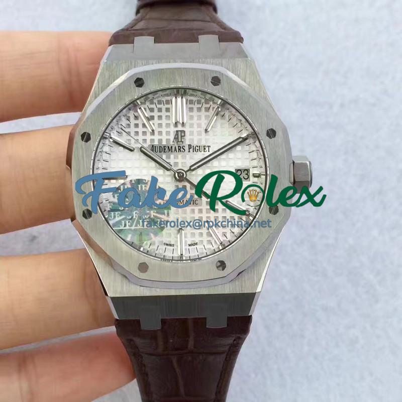 Replica Audemars Piguet Royal Oak 15450 JF Stainless Steel Silver Dial Swiss 3120