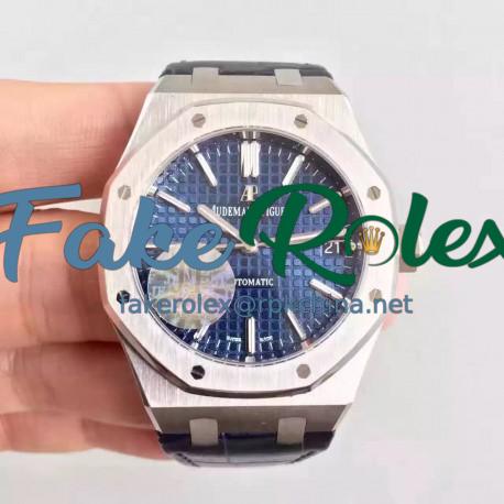 Replica Audemars Piguet Royal Oak 15450 JF Stainless Steel Blue Dial Swiss 3120