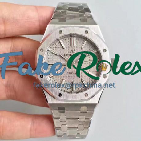 Replica Audemars Piguet Royal Oak 15450 JF Stainless Steel Grey Dial Swiss 3120