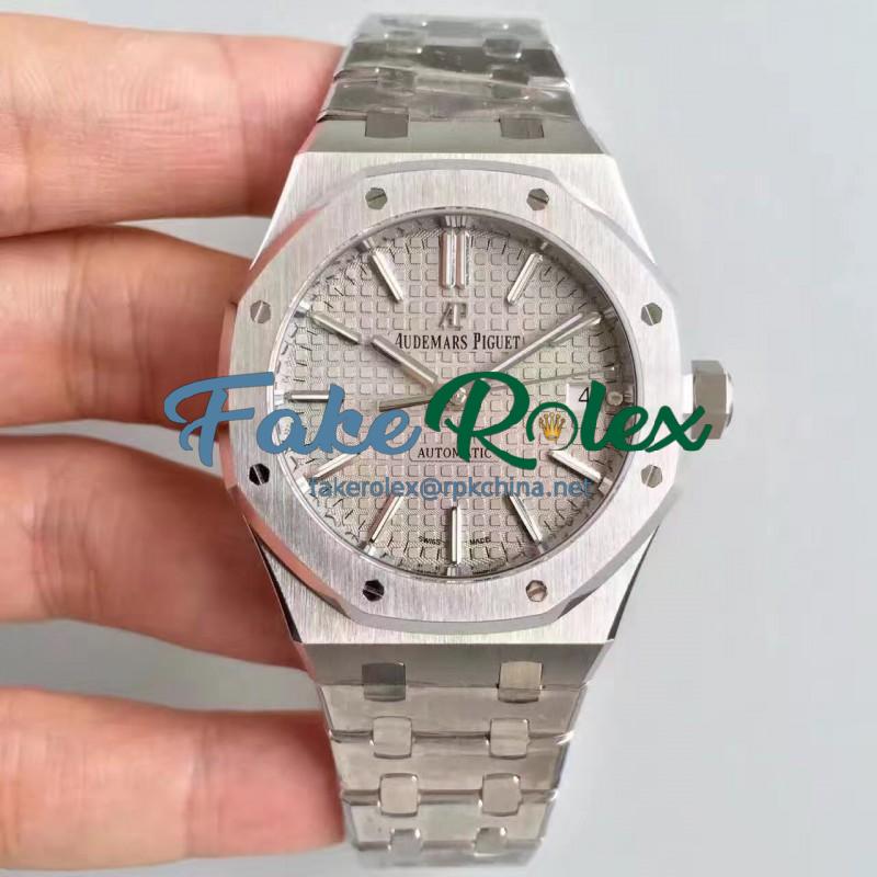 Replica Audemars Piguet Royal Oak 15450 JF Stainless Steel Grey Dial Swiss 3120