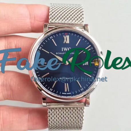 Replica IWC Portofino Boutique Edition IW356512 MK Stainless Steel Blue Dial Swiss 2892