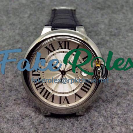 Replica Cartier Ballon Bleu 36MM Stainless Steel Silver Dial Swiss 2836-2