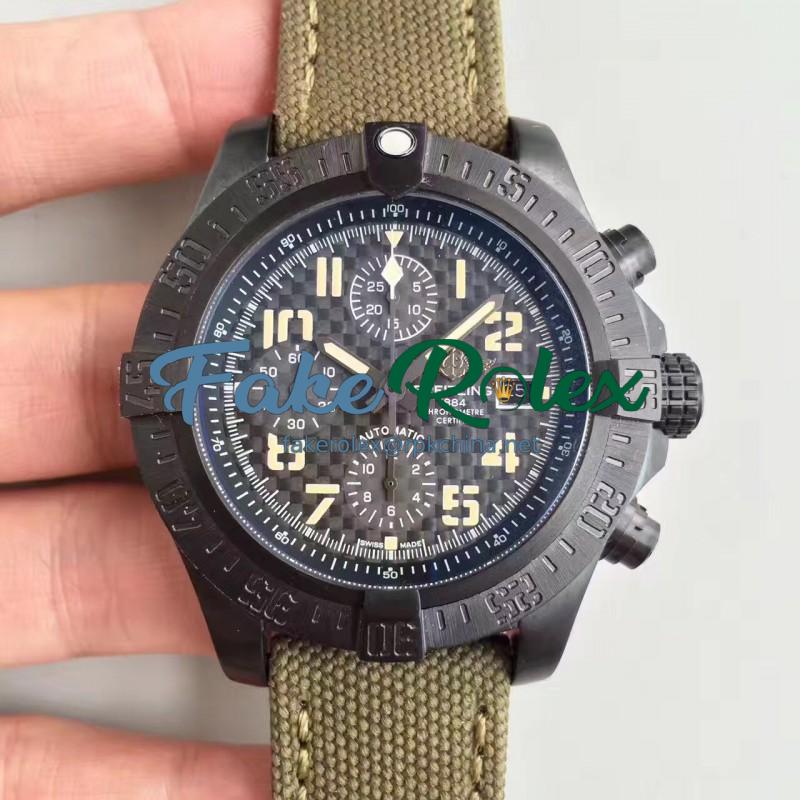 Replica Breitling Avenger II USA Military Limited Edition M133715N N PVD Carbon Fiber Dial Swiss 7750