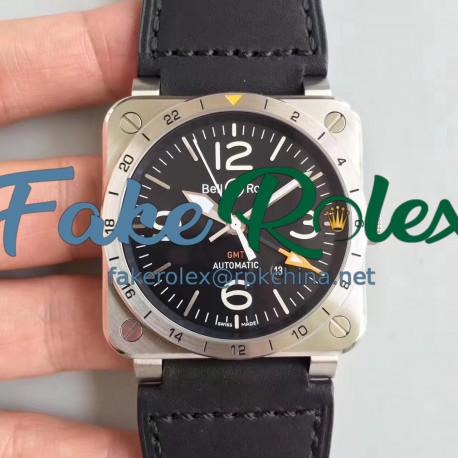 Replica Bell & Ross BR 03-93 GMT ZF Stainless Steel Black Dial M9015