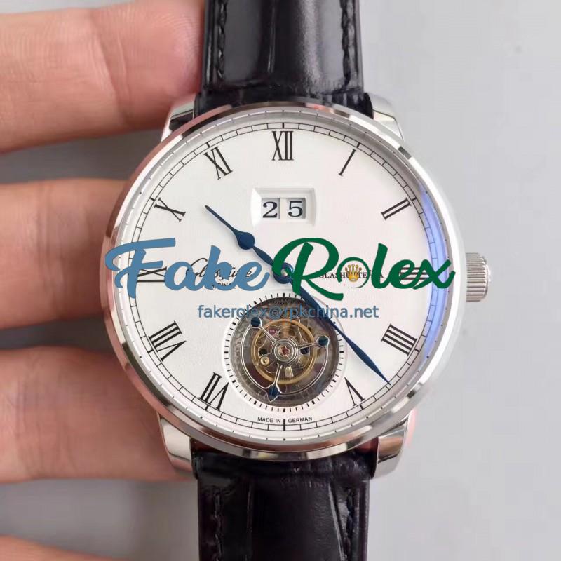 Replica Glashutte Original Senator Excellence Tourbillon 1-94-03-04-04-04 N Stainless Steel White Dial Swiss 94-03