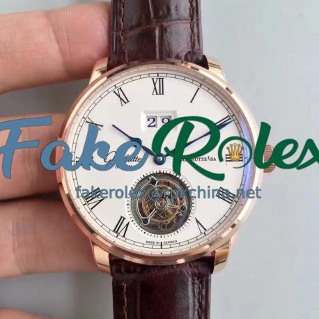 Replica Glashutte Original Senator Excellence Tourbillon 1-94-03-04-04-04 N Rose Gold White Dial Swiss 94-03