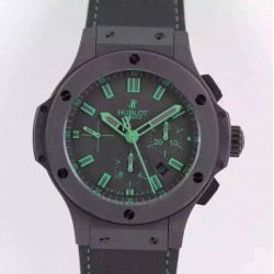 Replica Hublot Big Bang All Black Green 301.CI.1190.GR.ABG11 HBB V6 Ceramic Black Dial Swiss HUB4100