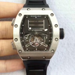 Replica Richard Mille RM69 Erotic Tourbillon KV Titanium Black Dial Swiss Caliber RM69