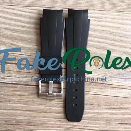 Rolex Black Rubber B Strap for Deepsea