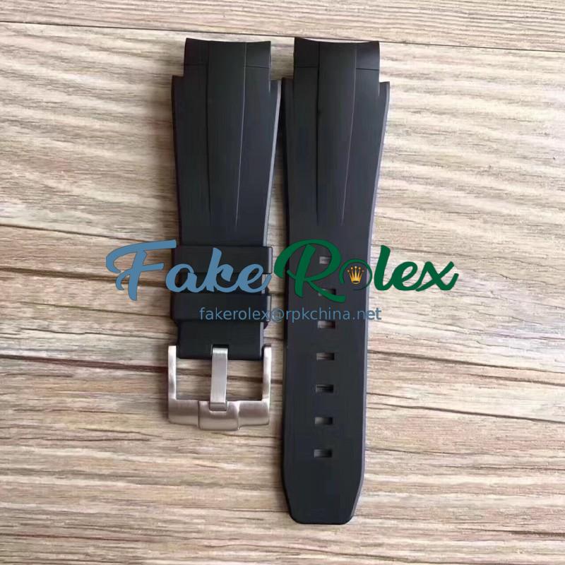 Rolex Black Rubber B Strap for Deepsea