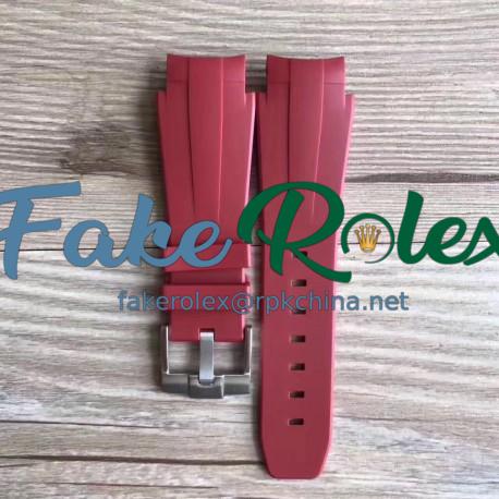 Rolex Red Rubber B Strap for Deepsea