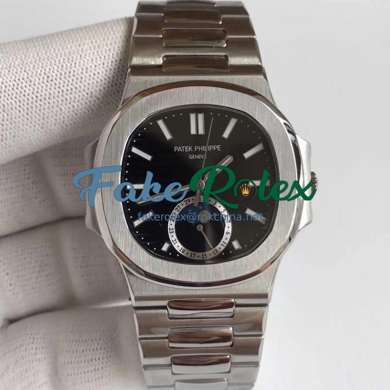 Replica Patek Philippe Nautilus 5726/1A-001 N Stainless Steel Black Dial Swiss 324 S QA LU 24H/303