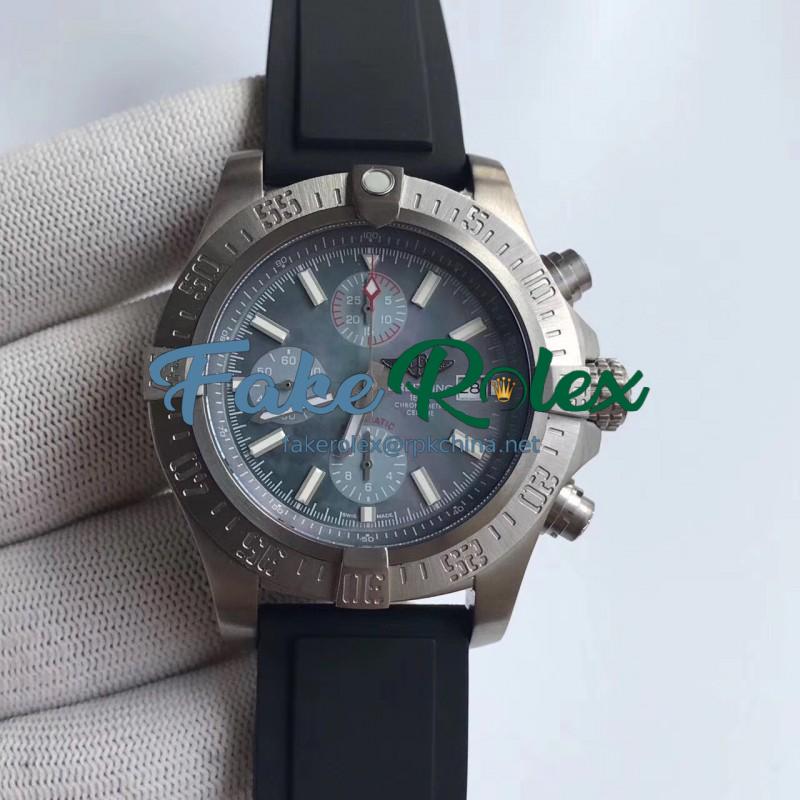 Replica Breitling Avenger II USA Military Limited Edition M13371BU N Stainless Steel Mother Of Pearl Dial Swiss 7750