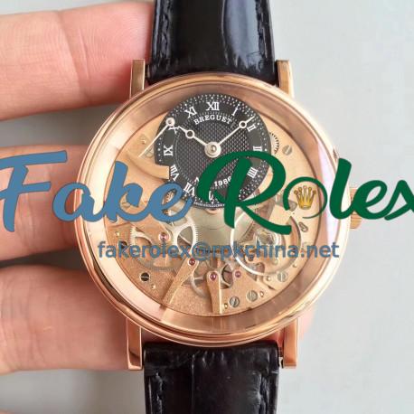 Replica Breguet Tradition 7027 7027BR/R9/9V6 N Rose Gold Rose Gold Skeleton Dial Swiss 507DR1