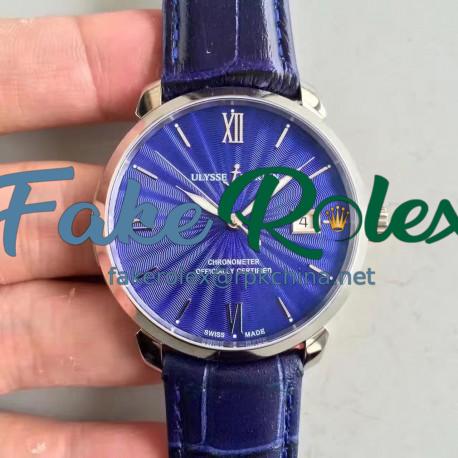 Replica Ulysse Nardin San Marco Classico 8153-111-2-E3 FK Stainless Steel Blue Dial Swiss UN-815