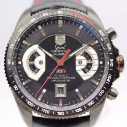 Replica Tag Heuer Grand Carrera Calibre 17 RS2 Titanium Black Dial Swiss 7750