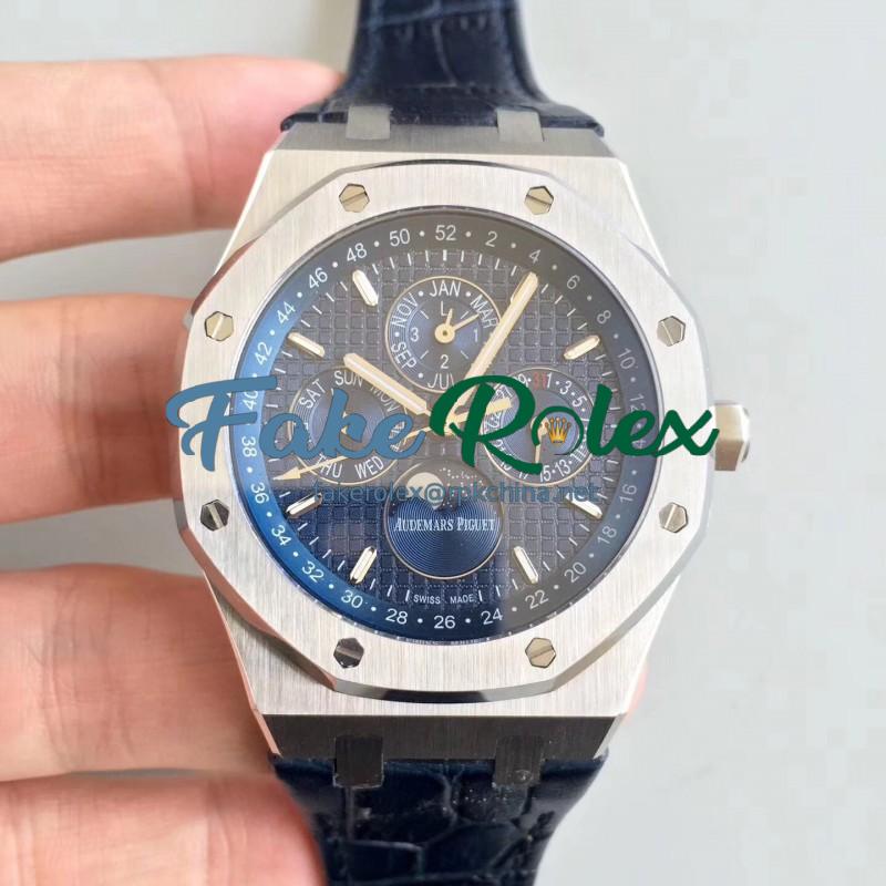 Replica Audemars Piguet Royal Oak Perpetual Calendar 41MM 26574ST.OO.1220ST.02 BF Stainless Steel Blue Dial Swiss 5134