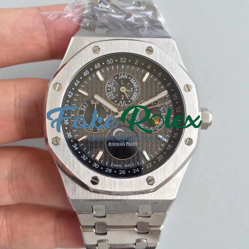 Replica Audemars Piguet Royal Oak Perpetual Calendar 41MM 26574ST.OO.1220ST.02 BF Stainless Steel Black Dial Swiss 5134