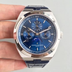 Replica Vacheron Constantin Overseas Ultra Thin Perpetual Calendar 4300V/120G-B102 BF Stainless Steel Blue Dial Swiss 1120 QP