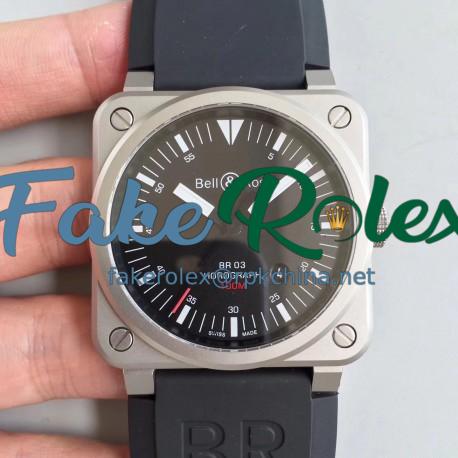 Replica Bell & Ross BR 03-92 Horolum Limited Edition BR Stainless Steel Black Dial M9015