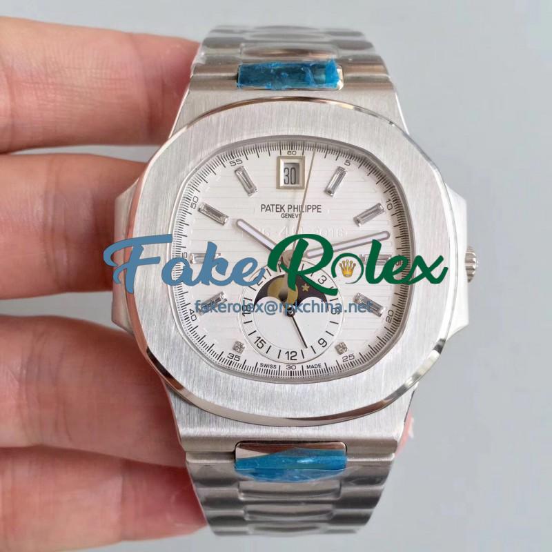 Replica Patek Philippe Nautilus 5726/1A-010 N Stainless Steel White Dial Swiss 324 S QA LU 24H/303