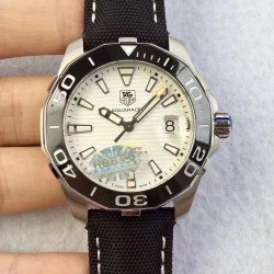 Replica Tag Heuer Aquaracer Calibre 5 WAY211A.FC6362 HBB V6 Stainless Steel White Dial Swiss 2824-2