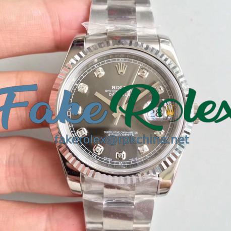 Replica Rolex Datejust II 126334 41MM N Stainless Steel Anthracite Dial Swiss 3235