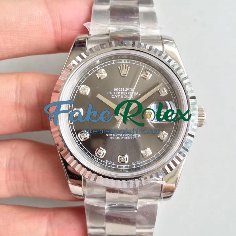 Replica Rolex Datejust II 126334 41MM N Stainless Steel Anthracite Dial Swiss 3235