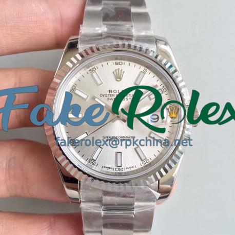 Replica Rolex Datejust II 126334 41MM N Stainless Steel Rhodium Dial Swiss 3235