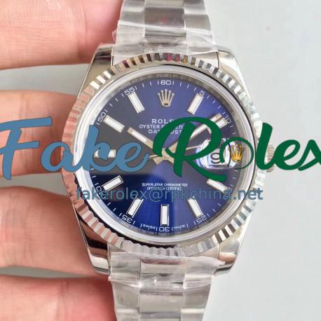 Replica Rolex Datejust II 126334 41MM N Stainless Steel Blue Dial Swiss 3235