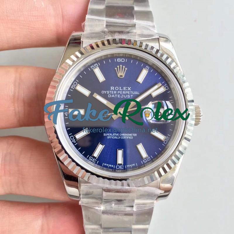 Replica Rolex Datejust II 126334 41MM N Stainless Steel Blue Dial Swiss 3235