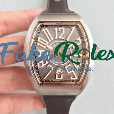 Replica Franck Muller Vanguard V45 TF Titanium Anthracite Dial Swiss 2892-2