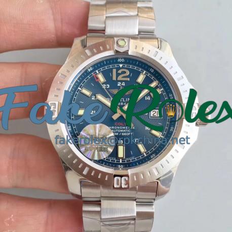 Replica Breitling Colt Automatic 44MM A1738811-C906-173A GF Stainless Steel Blue Dial Swiss 2824-2