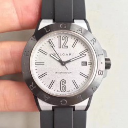 Replica Bvlgari Diagono Magnesium 102427 GF PVD Grey Dial M9015