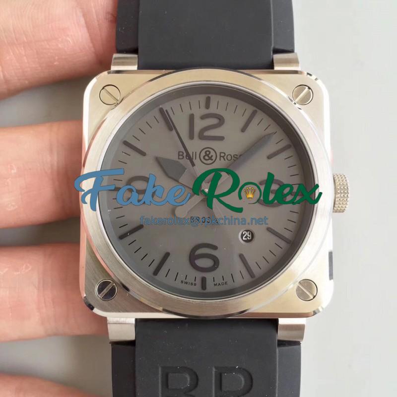 Replica Bell & Ross BR 03-92 Steel N Stainless Steel Grey Dial M9015