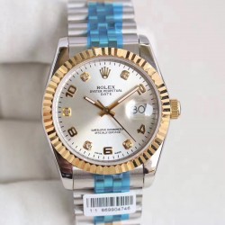 Replica Rolex Datejust 36 116233 36MM N Stainless Steel & Yellow Gold Rhodium Dial Swiss 2836-2