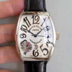 Replica Franck Muller Casablanca Automatique 8880 B SC DT GF Stainless Steel White Dial Swiss 2824-2