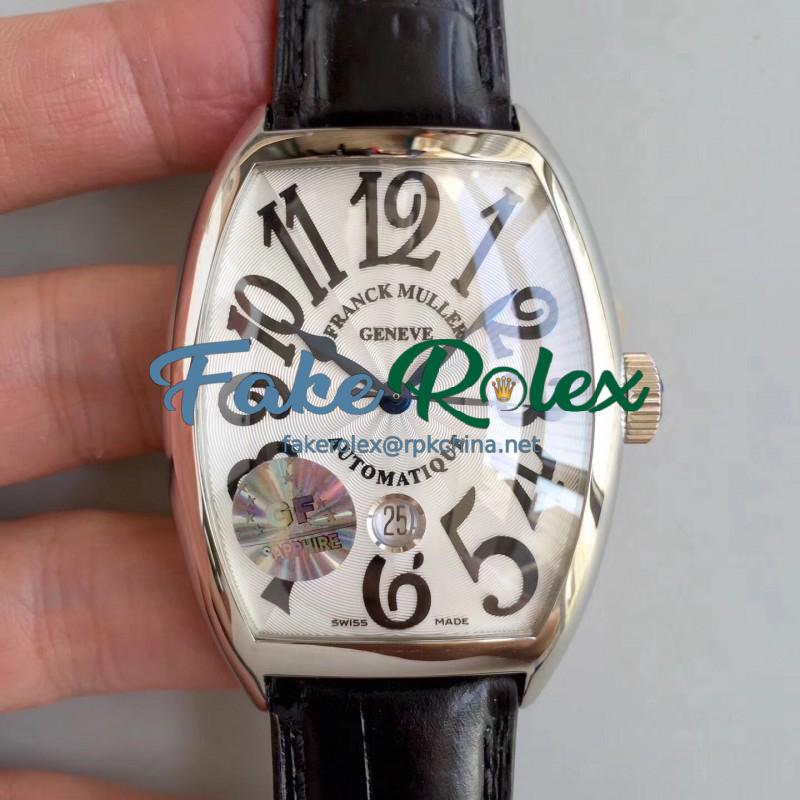 Replica Franck Muller Casablanca Automatique 8880 B SC DT GF Stainless Steel White Dial Swiss 2824-2