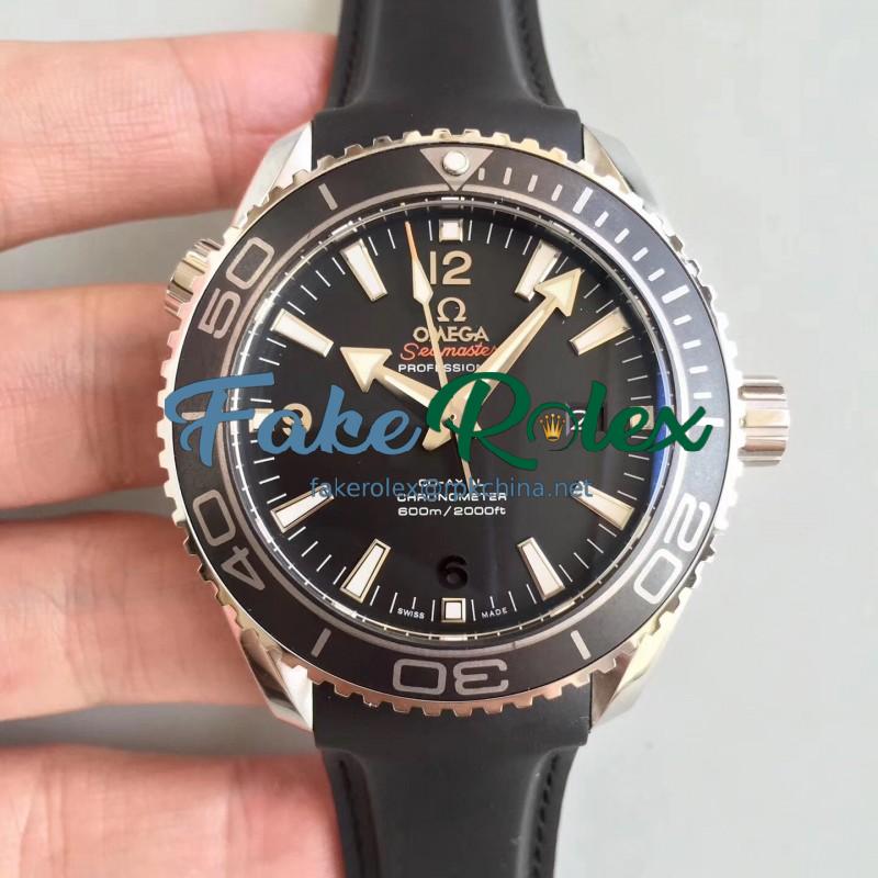 Replica Omega Seamaster Planet Ocean 600M 45.5MM 232.32.46.21.01.003 OM Stainless Steel Black Dial Swiss 8500