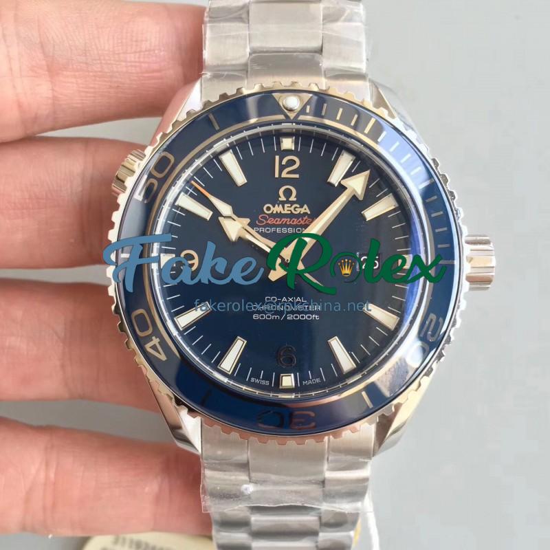 Replica Omega Seamaster Planet Ocean 600M 45.5MM 232.90.46.21.03.001 OM Stainless Steel Blue Dial Swiss 8500