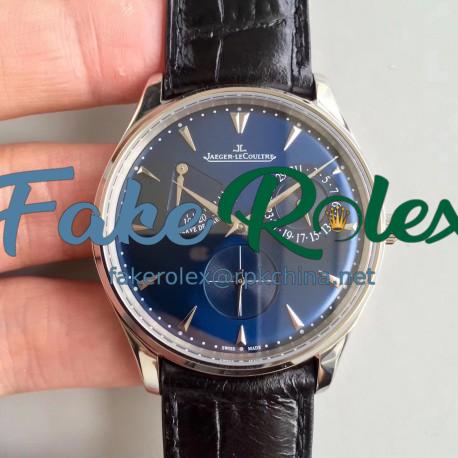 Replica Jaeger-LeCoultre Master Ultra Thin Reserve de Marche 1378480 N Stainless Steel Blue Dial Swiss Caliber 938