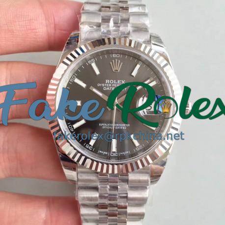 Replica Rolex Datejust II 126334 41MM EW Stainless Steel Anthracite Dial Swiss 3235